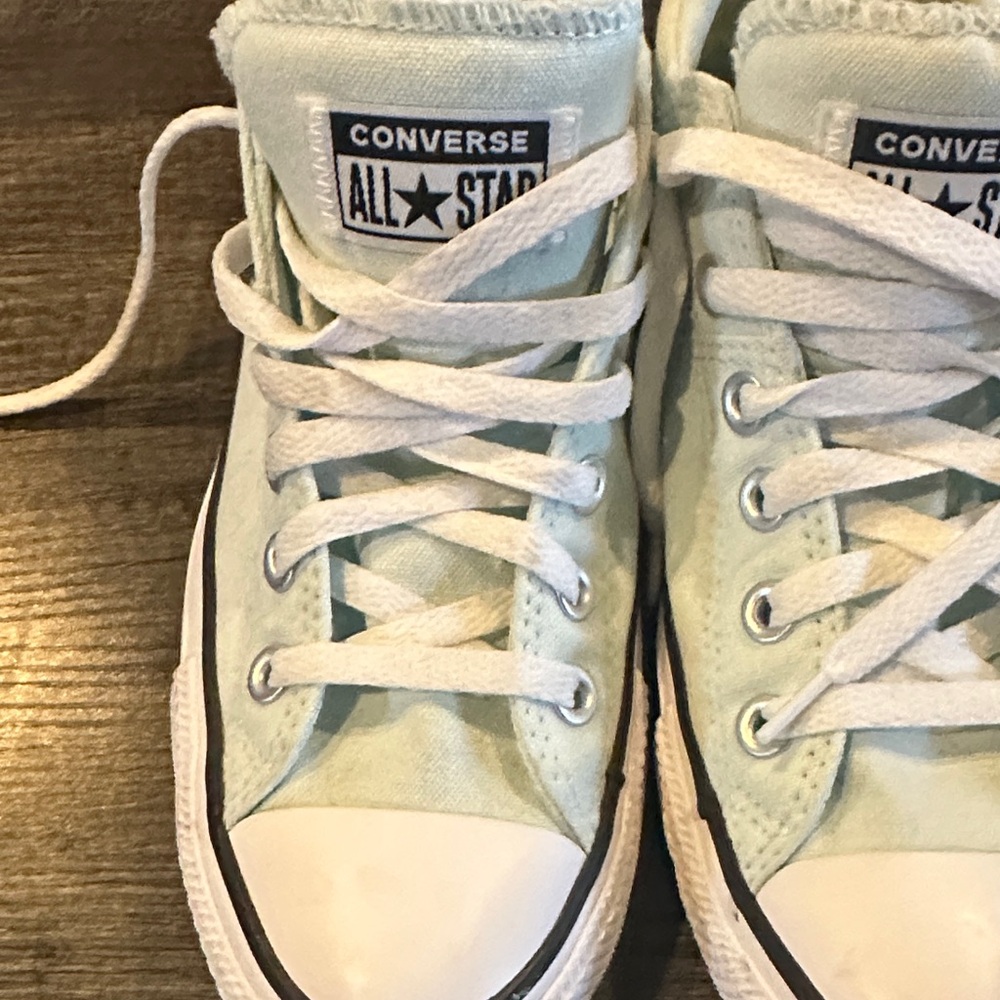 Converse Light Blue All Star Sneakers - Picture 5 of 10